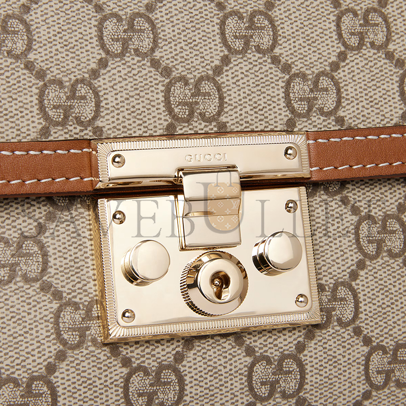 G*u*i padlock small top handle bag ‎838999 (20*13*8cm)